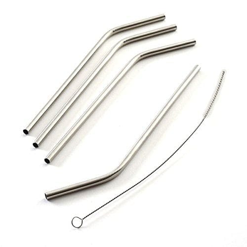 Stainless Steel Drinking Straws with Cleaning Brush - Shelburne Country Store