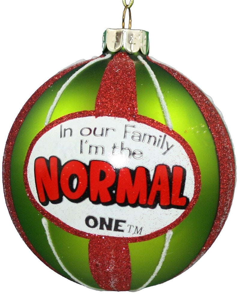 80mm Glass 'In Our Family I am the' Ball Ornament - Normal - Shelburne Country Store