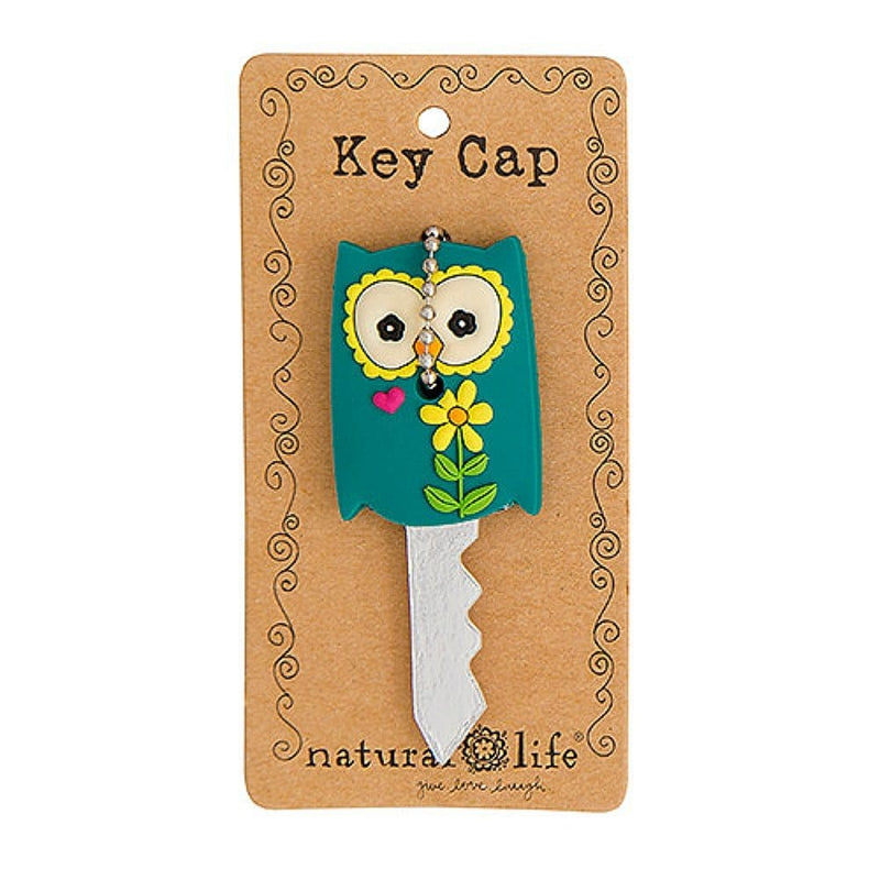Do More Happy Owl Key Cap - Shelburne Country Store
