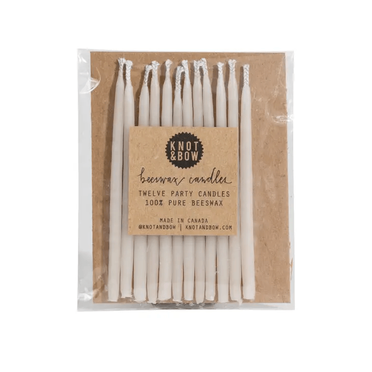 Ivory Beeswax Birthday Candles - Shelburne Country Store