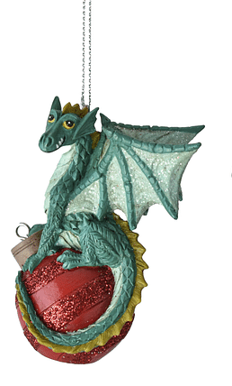 Classic Dragon Ornament - Green - Shelburne Country Store