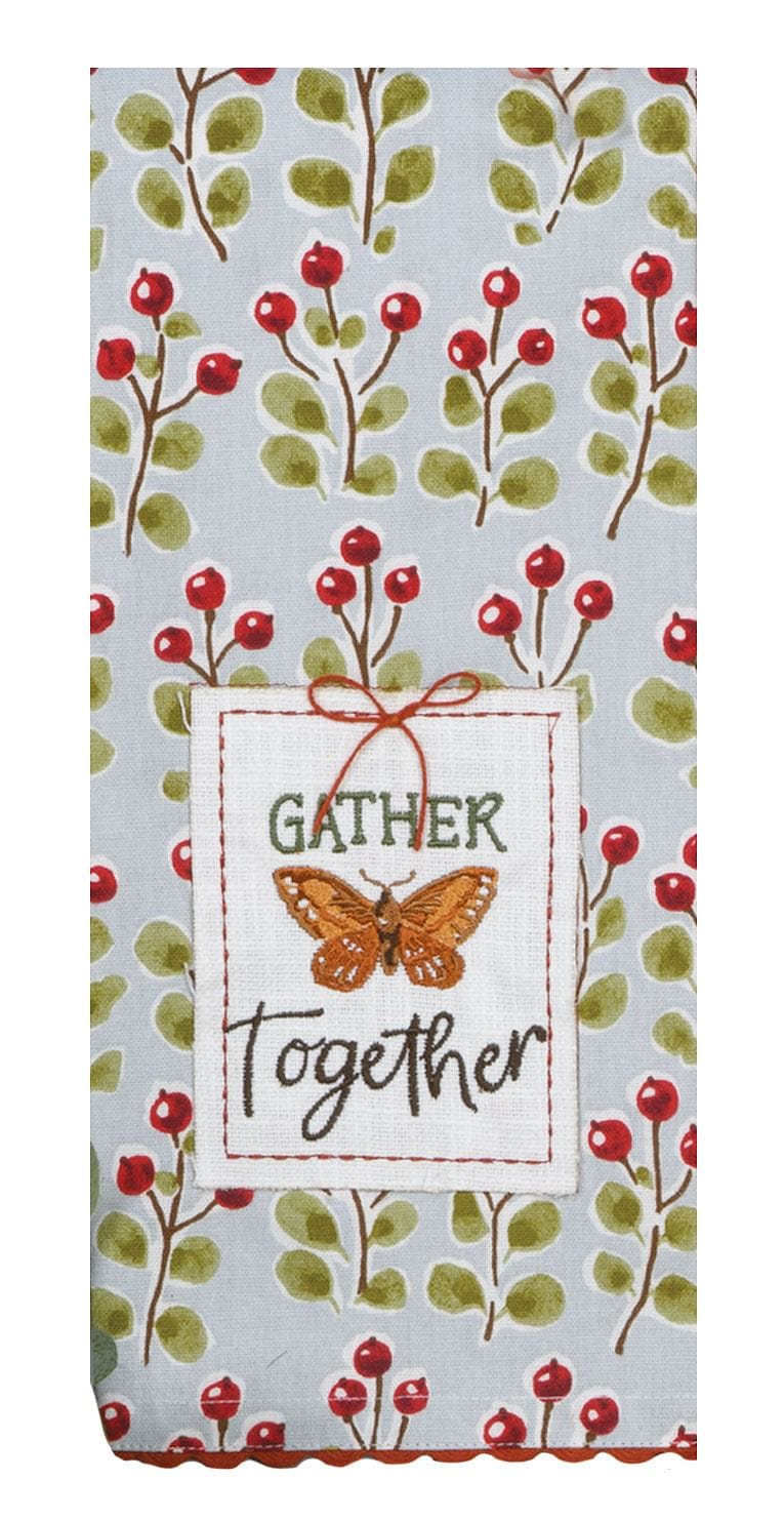 Autumn Nature Gather Together Tea Towel - Shelburne Country Store