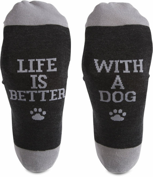 Life Is Better With A Dog M/L Socks - Shelburne Country Store