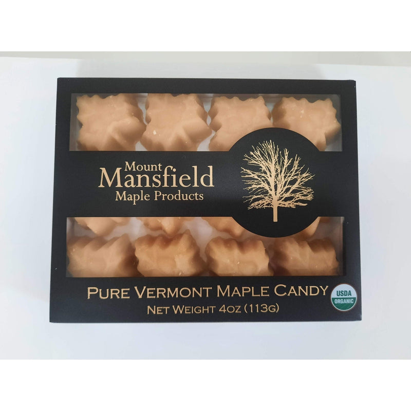 Mount Mansfield Organic Pure Maple Sugar Candy - 4 ounce - Shelburne Country Store