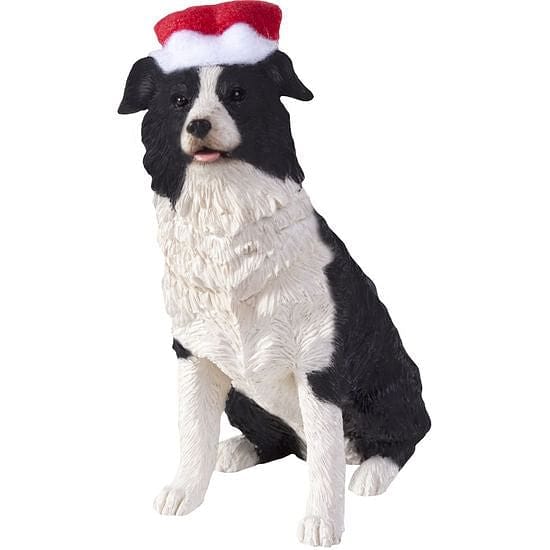 Sitting Border Collie Ornament - Shelburne Country Store
