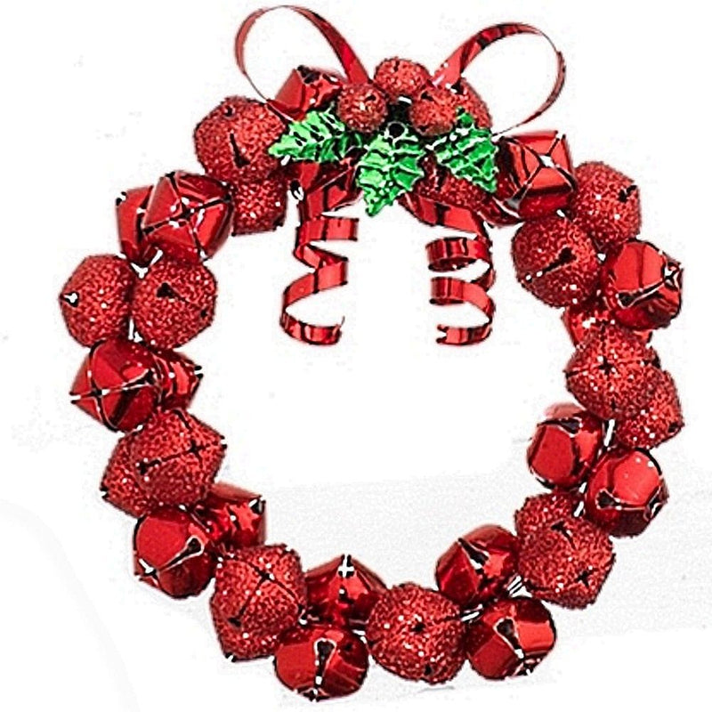 Metal Jingle Bell 4 Inch Wreath - - Shelburne Country Store