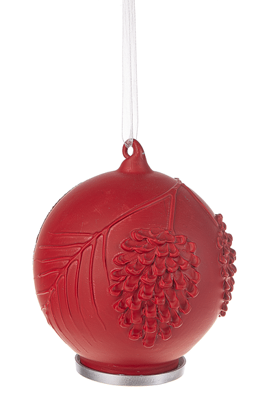 Cardinal LED Lighted Glass Ornament - - Shelburne Country Store
