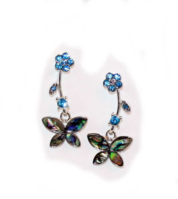 Wild Pearle Butterfly Garden - Post Earrings - Shelburne Country Store