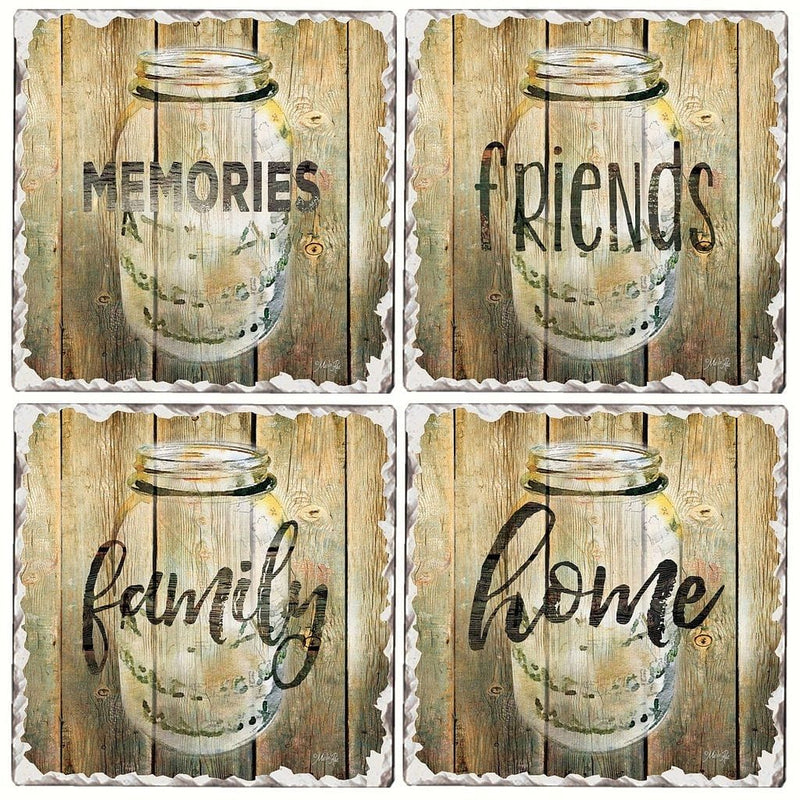 Family Time Coaster Set - Shelburne Country Store