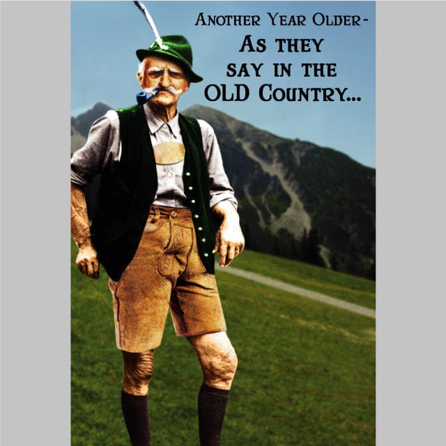 Old Country Birthday Card - Shelburne Country Store
