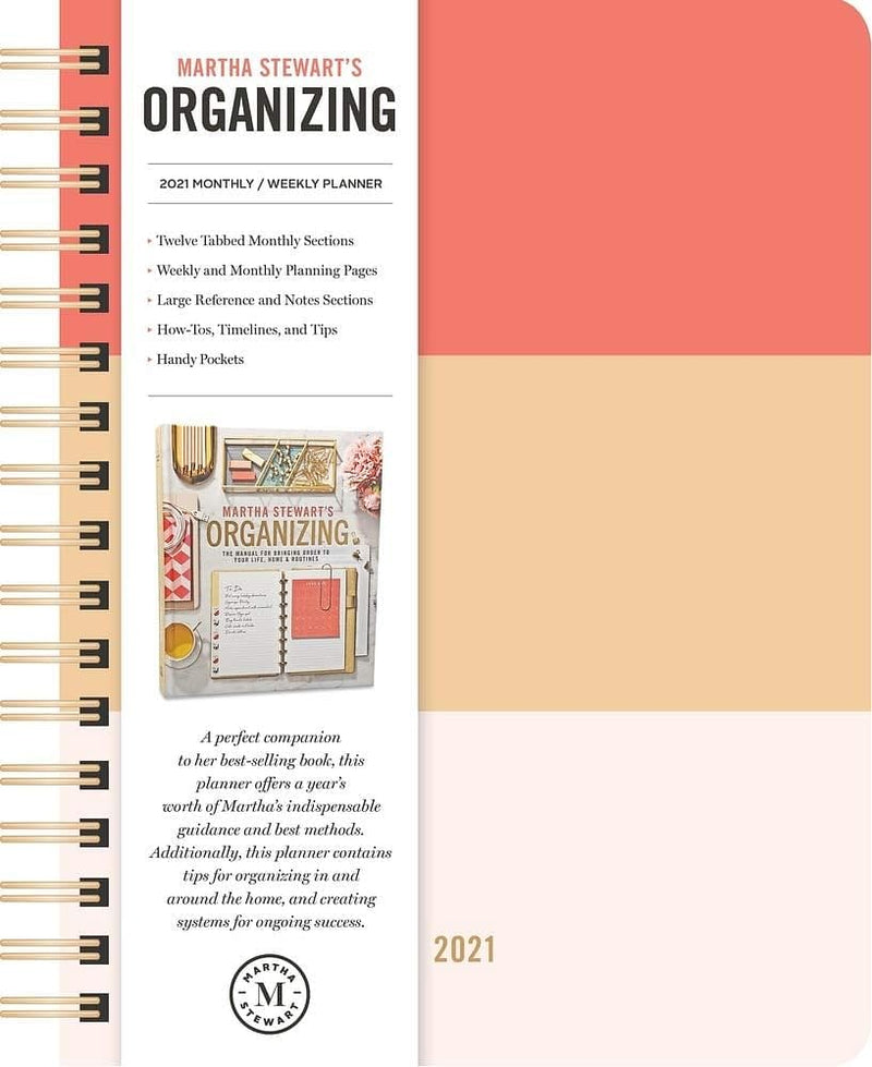 Martha Stewarts Organizing Monthly Weekly Planner - Shelburne Country Store
