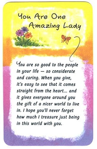 You Are One Amazing Lady - Wallet Card - Shelburne Country Store