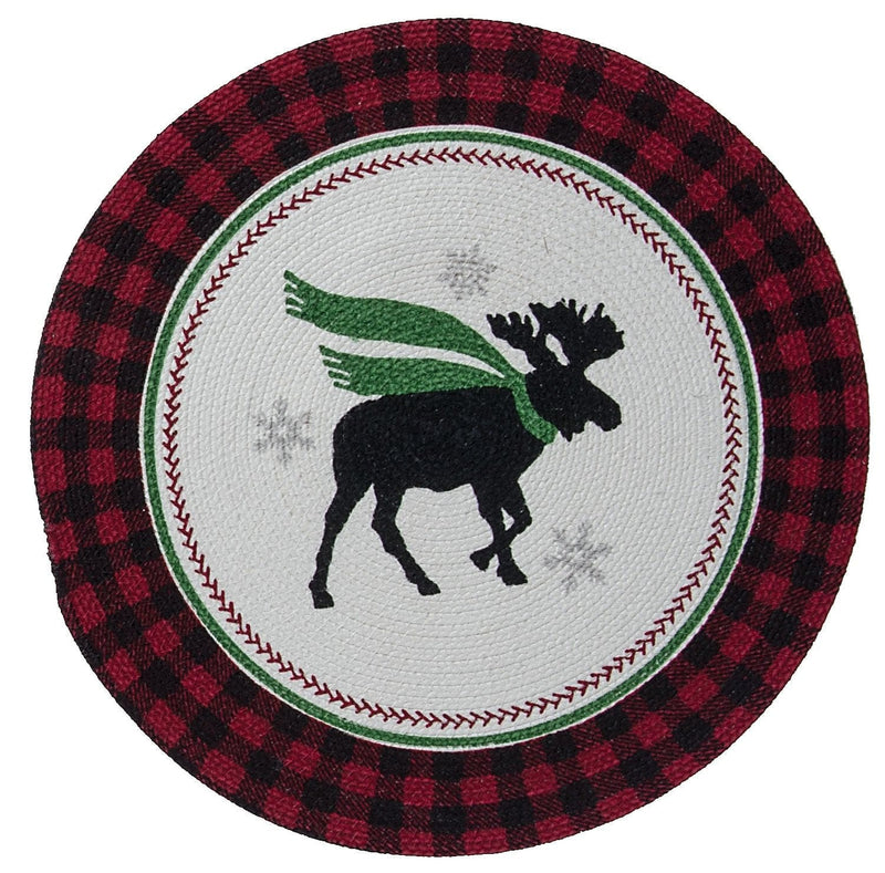 Camp Christmas Holiday Braided Placemat - Shelburne Country Store