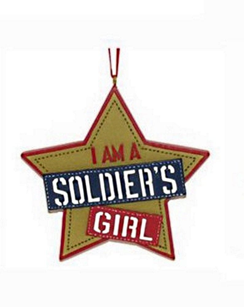 Resin Military Ornaments - Soldiers Girl - Shelburne Country Store