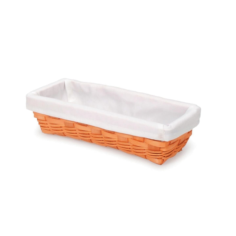 Chipwood Basket with Liner - 11x5x3 - Shelburne Country Store
