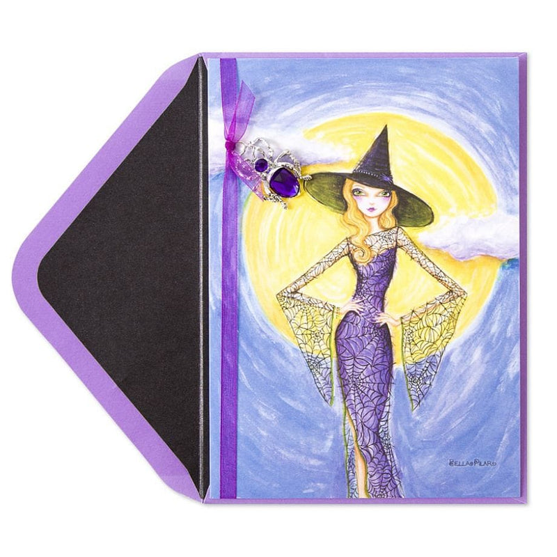 Fashion Witch Halloween Card - Shelburne Country Store