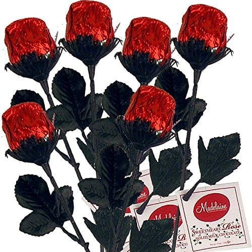 Mad Chocolate Sweetheart Roses - Red - Shelburne Country Store