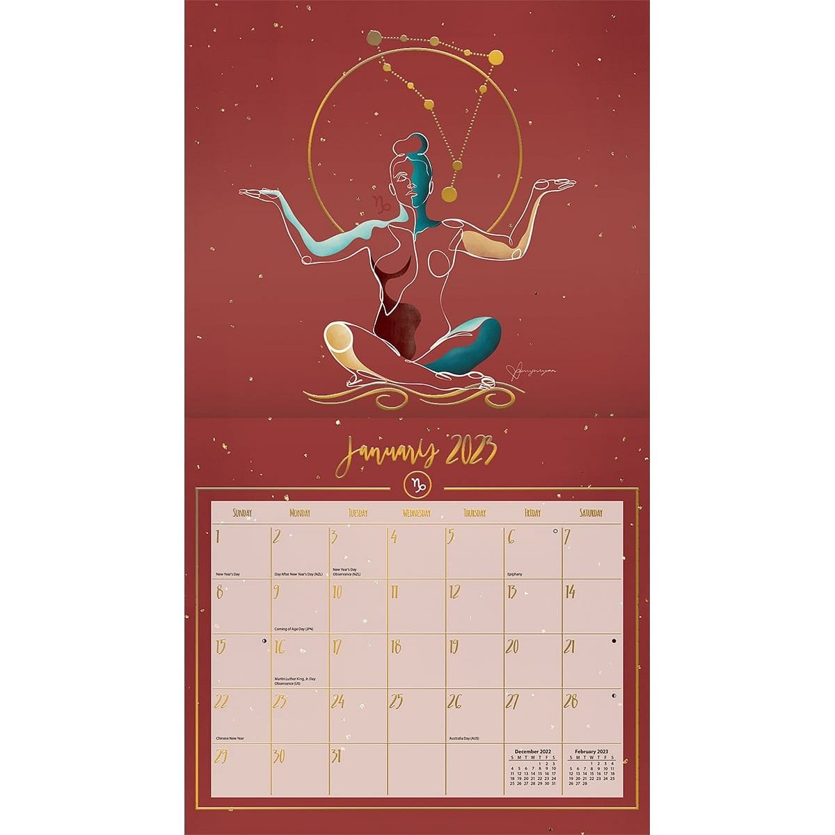 Mindful Journeys 2023 Wall Calendar - Shelburne Country Store