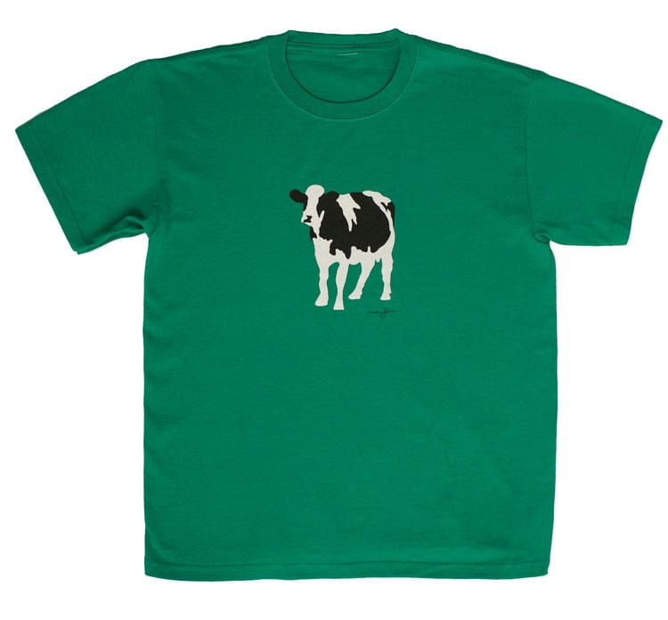 Woody Jackson - Rubin's Cow Green T-shirt - - Shelburne Country Store