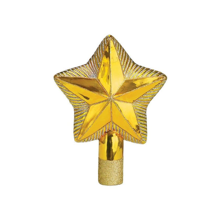 Golden Glass Star Tree Topper - Shelburne Country Store