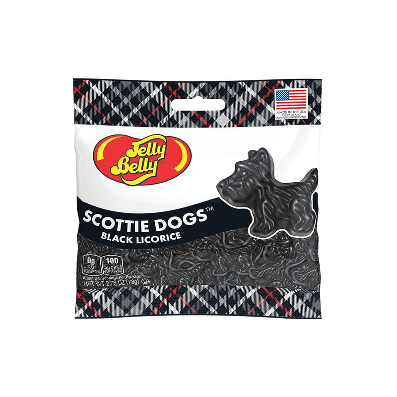 Scottie Dogs Black Licorice 2.75 oz Grab & Go Bag - Shelburne Country Store