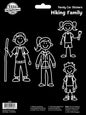 Hiking Family Vinyl Car Stickers 4 Decals - Shelburne Country Store