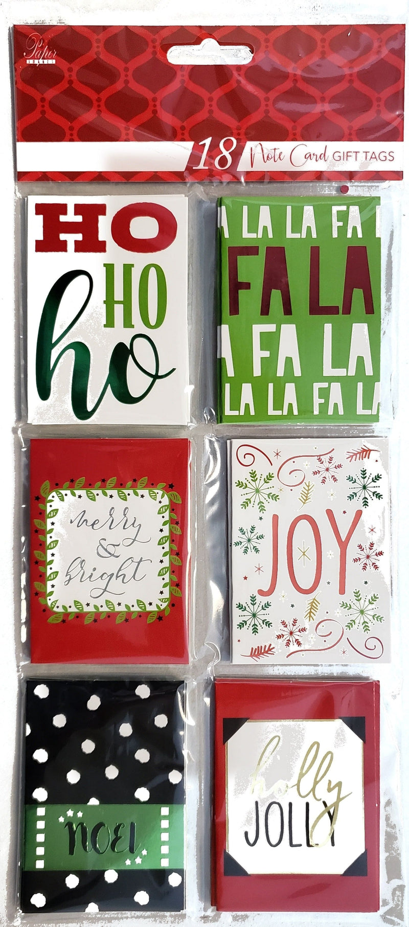 18 Notecard Gift Tag Assortment - Sentiments - Shelburne Country Store