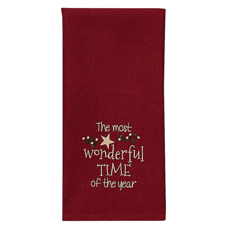 Most Wonderful Time of Year Dish Towel - Shelburne Country Store