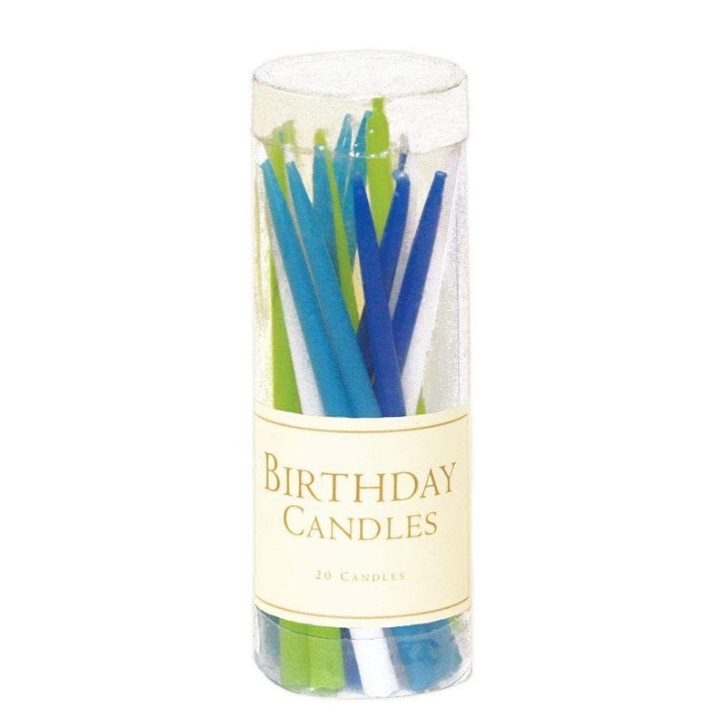 Birthday Candles in Ocean - 20 Candles Per Box - Shelburne Country Store
