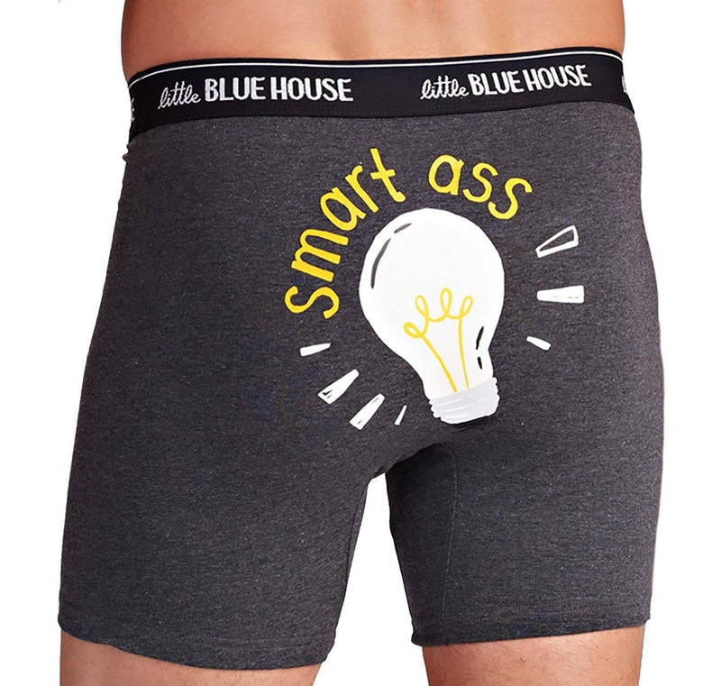 Hatley Men's Boxers - Glow in the Dark Smart Ass - - Shelburne Country Store
