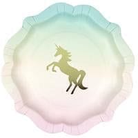 We Heart Unicorns Plate - Shelburne Country Store