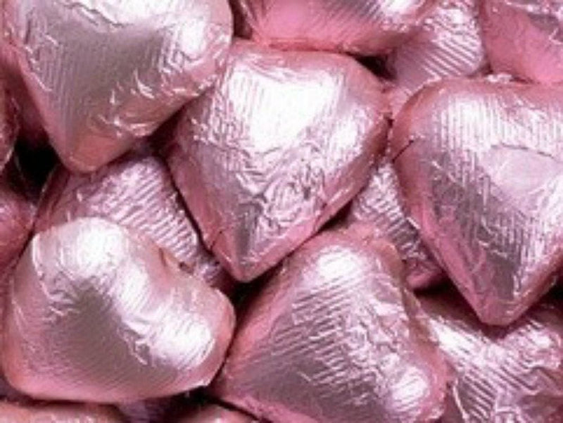 Valentines Foil Pink Hearts - - Shelburne Country Store