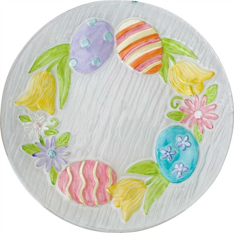 Fused Glass Easter Parade Plate - Shelburne Country Store