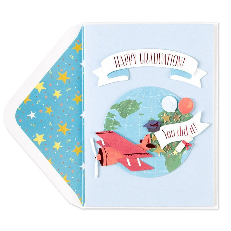 Airplane Graduation Card - Shelburne Country Store