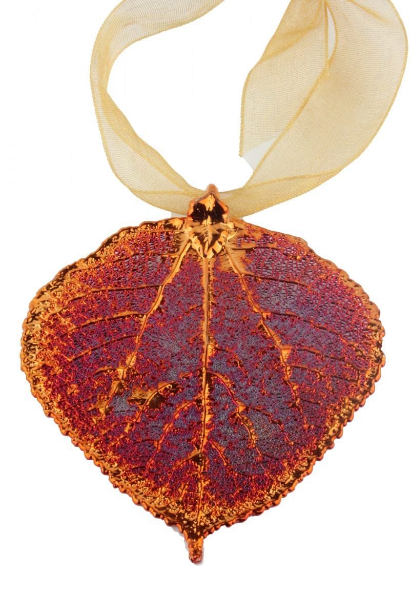 Aspen Leaf Ornament Copper - Shelburne Country Store