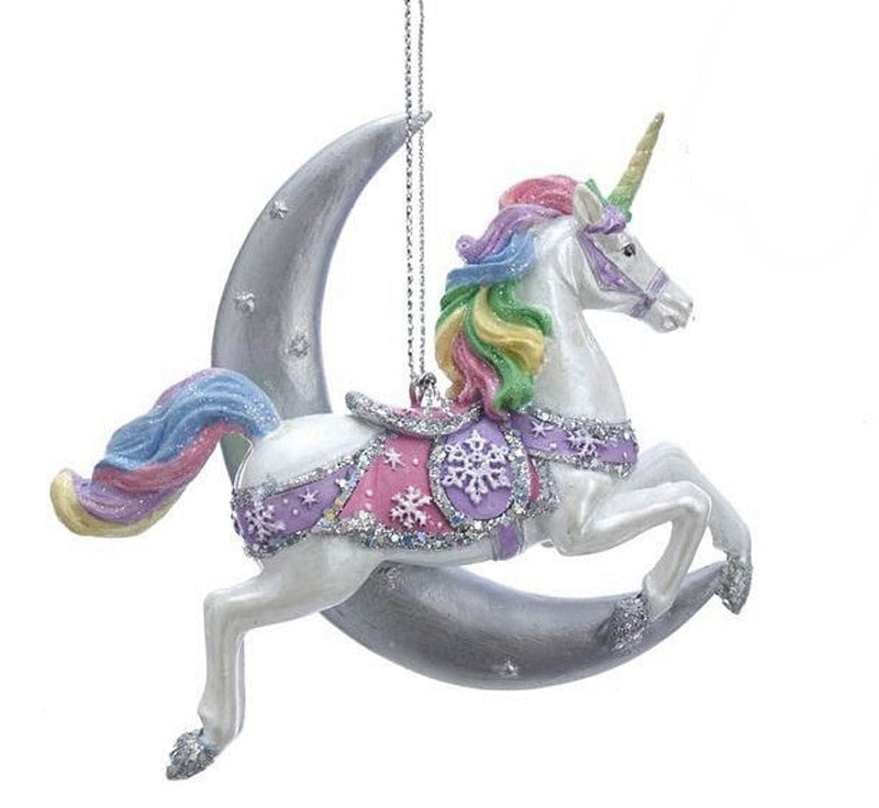 Pastel Fantasy Horse Ornament -  Unicorn - Shelburne Country Store