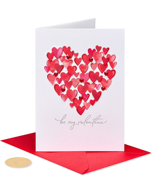 Papyrus Valentines Day Card 100 Hearts My Hearts Happiness - Shelburne Country Store