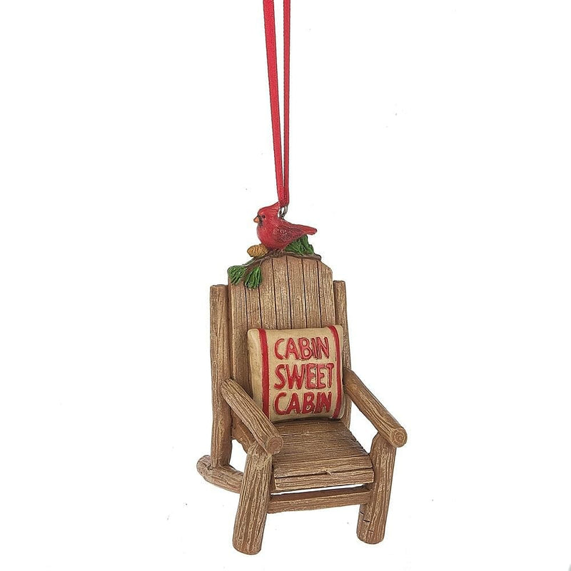 Cabin Sweet Cabin Chair Ornament. - Shelburne Country Store