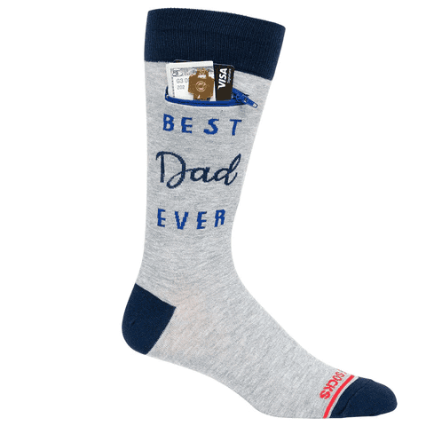 Pocket Socks - Best Dad Ever -Mens - Shelburne Country Store