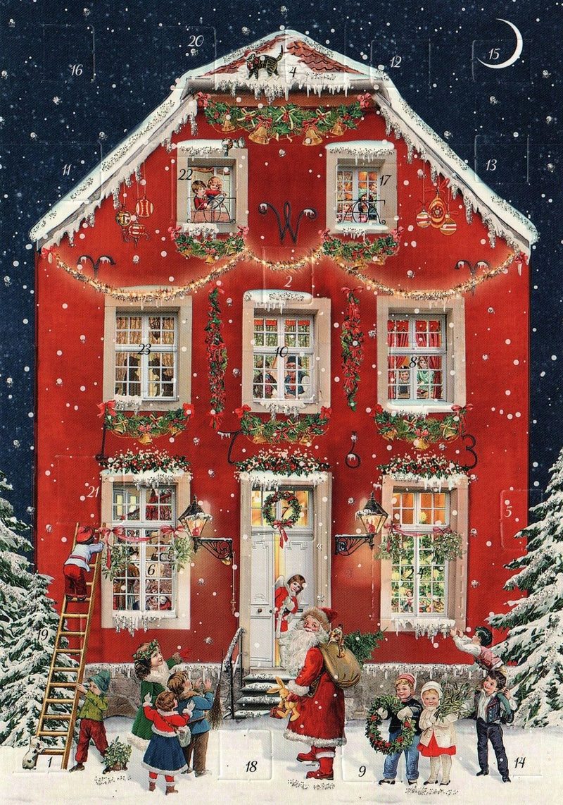 Victorian Christmas Houses Advent Calendar - - Shelburne Country Store