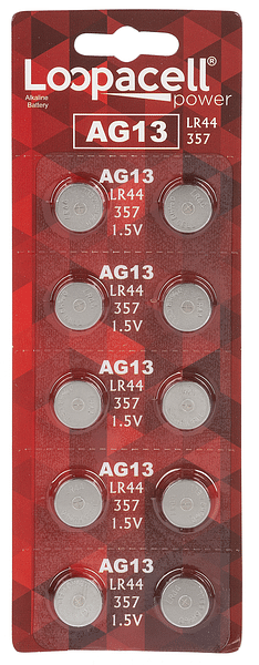 AG13/LR44 Alkaline Button Cell Battery - 10 piece set - Shelburne Country Store