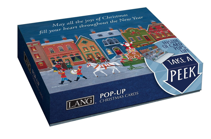 Folk Art Pop Up Boxed Christmas Card - Shelburne Country Store