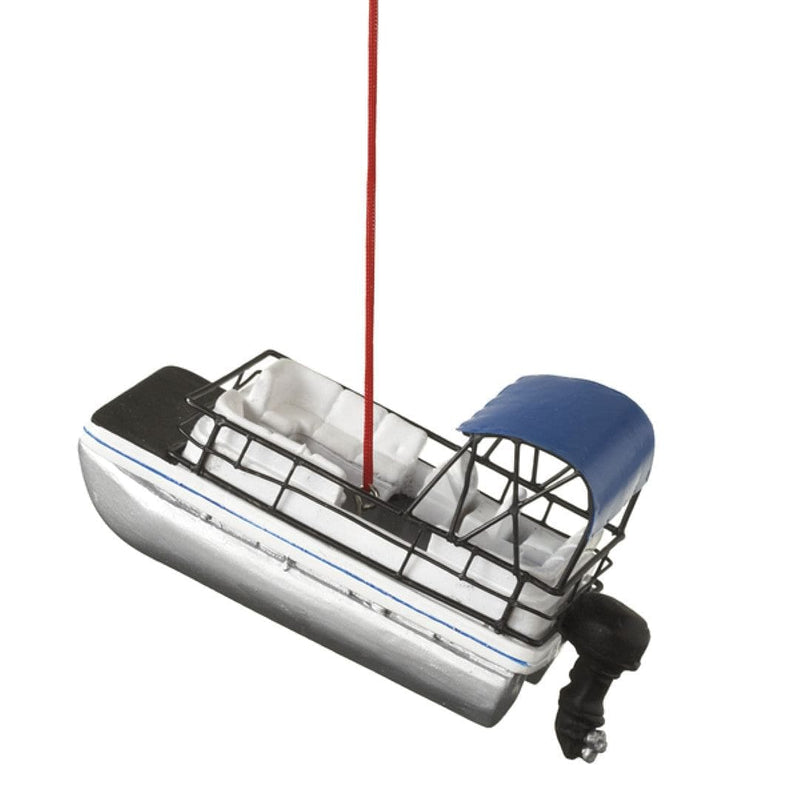 Pontoon Boat Ornament - Shelburne Country Store