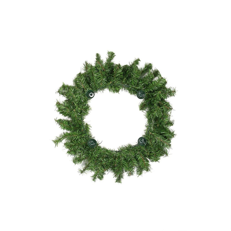 12 inch Two-Tone Pine Artificial Christmas Wreath - Shelburne Country Store