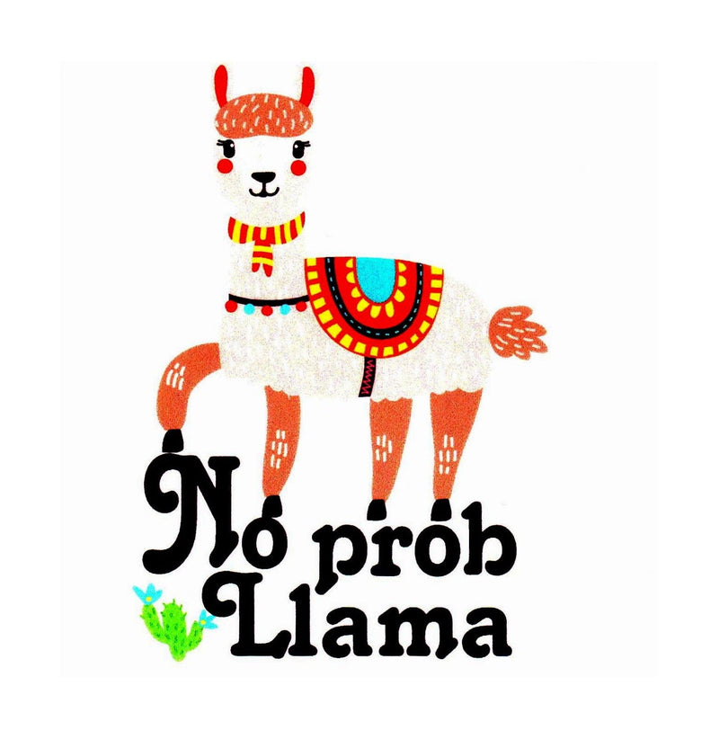 No Prob Llama Sticker - Shelburne Country Store