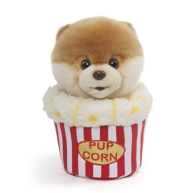 Gund Boo World's Cutest Dog in a Popcorn Tub - 9 Inch - Shelburne Country Store