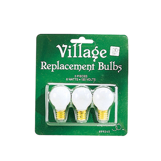 Village Replacement Round Light Bulb 3 Pack - Shelburne Country Store