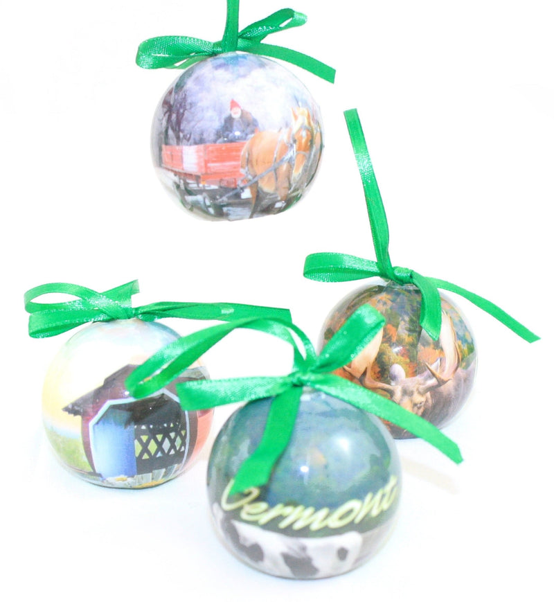 Gift Boxed Set of 4 Vermont Ornaments - Shelburne Country Store