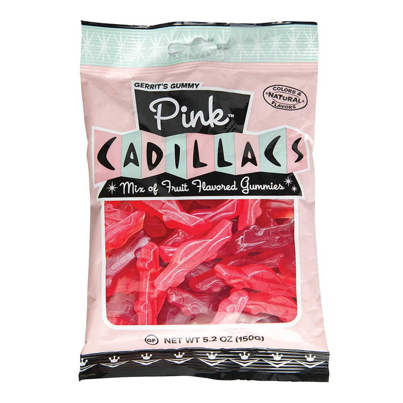 Pink Cadillacs - Mixed Fruit Gummies - 5.2 oz - Shelburne Country Store