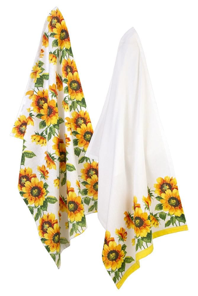 Ideal Home Range Colourful Sunflowers - Tea Towel 2pc Set - Shelburne Country Store